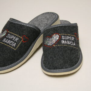 kapcie damskie z napisem super babcia