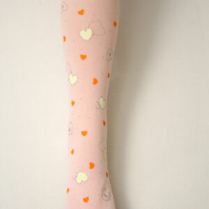 rajstopy ozdobne dziecięce z sercami