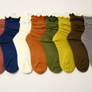 skarpety damskie gładkie ozdobne nieuciskowe