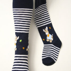 Rajtuzy Granatowe z Kangurkiem