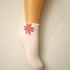 Skarpetki Białe 3 D z Microfibry 5-9 lat